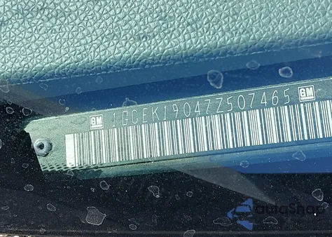 2007 Chevrolet Silverado 1500 Ltz from USA, damaged, VIN 1GCEK19047Z507465